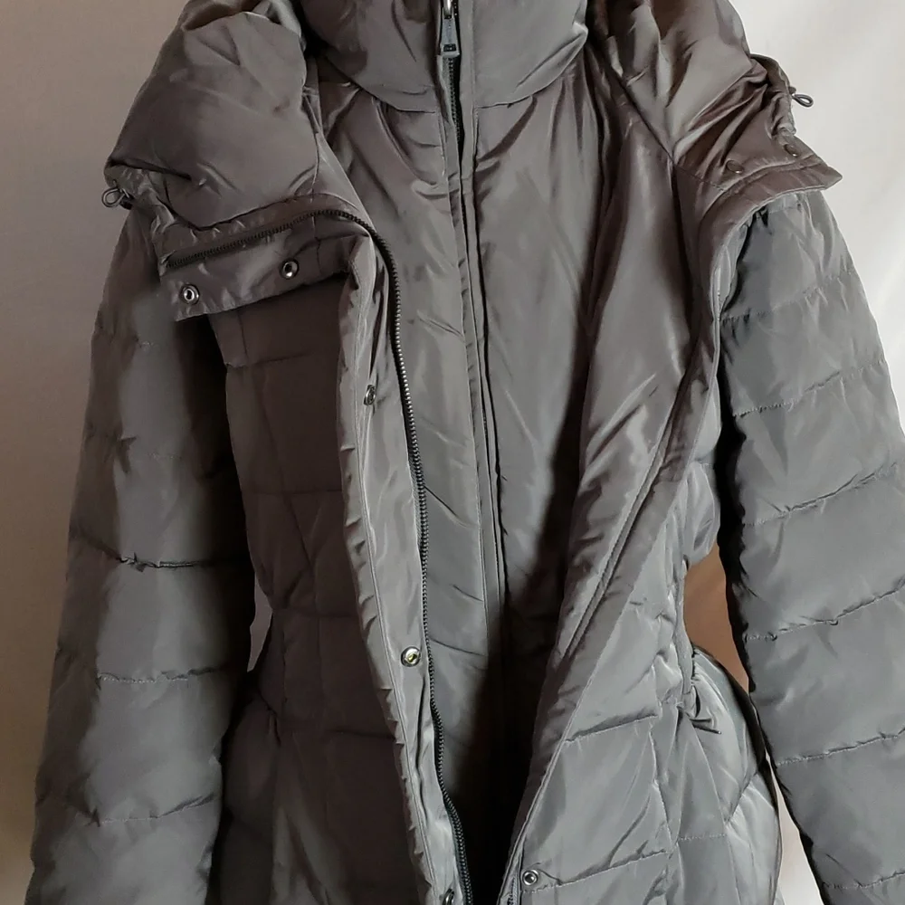 NEW Cole Haan Hooded Down & Feather Jacket